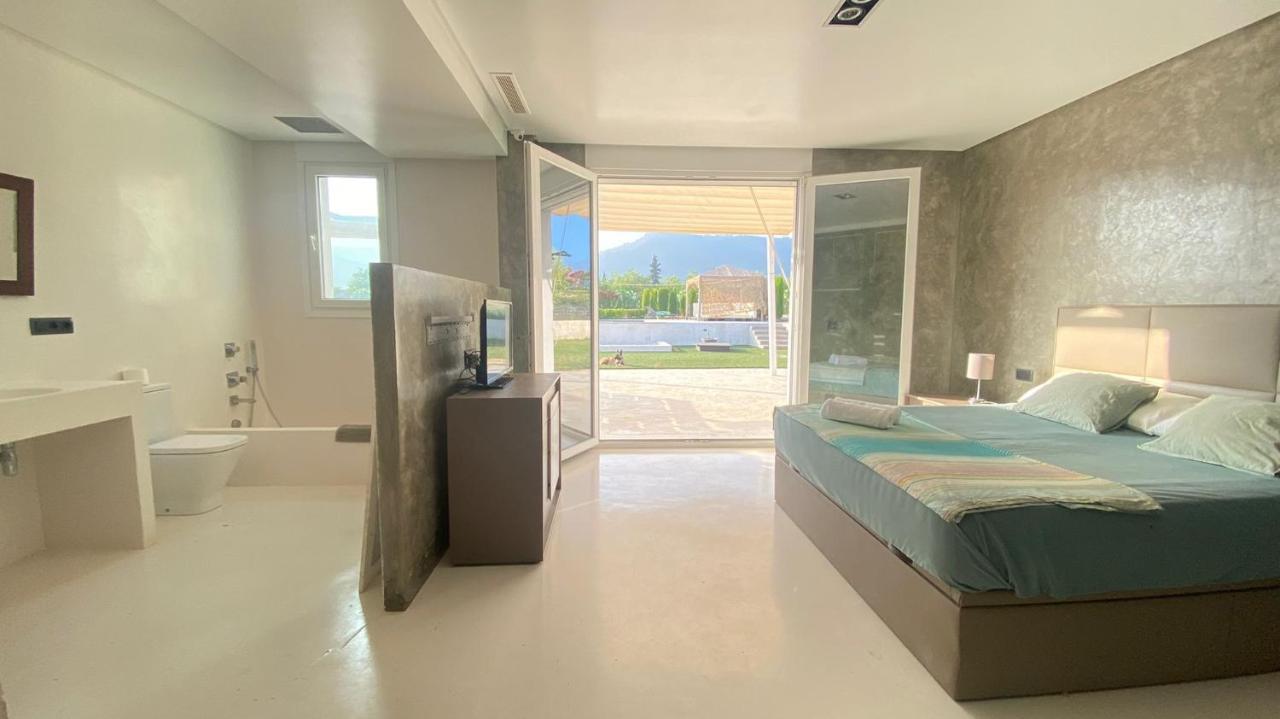 White House En Enguera - Fantastica Casa Con Jacuzzi Piscina Y Barbacoa Apartment Exterior foto